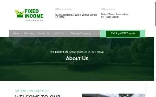 Fixed Income Landscaping website