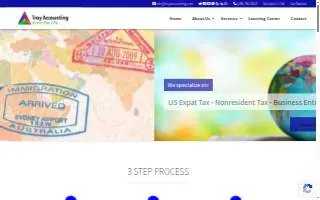 Troy Accounting of Birmingham website
