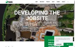 Saiia Construction Company website