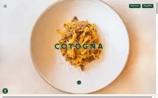 Cotogna website