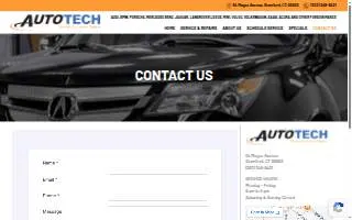 Auto Tech of Stamford website