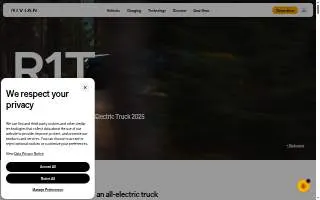 Rivian of Wilmington website