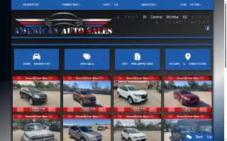 American Auto Sales of Wichita website