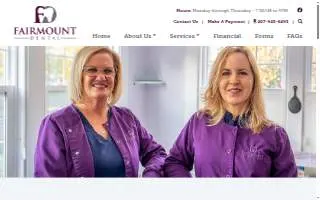 Fairmount Dental website