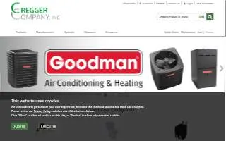 Cregger Plumbing, Heating & Cooling of Jackson website