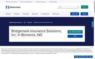 Bridgemark Insurance website
