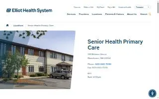 Senior Health Primary Care website