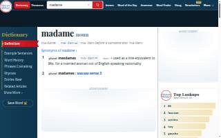 Madame