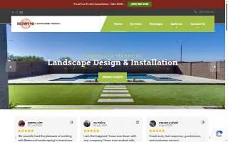 Redwood Landscaping of Albany website