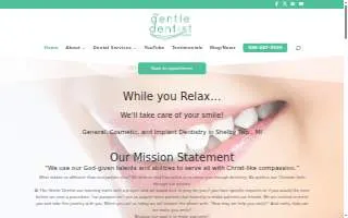 The Gentle Dentist of Columbus website