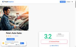 Pete's Auto Sales