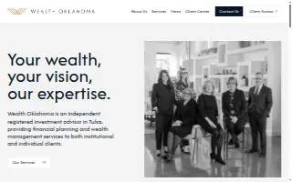 Wealth Oklahoma website