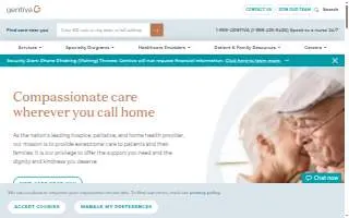 Gentiva Hospice of Aiken website