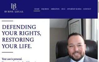 Attorney Matthew Burns website
