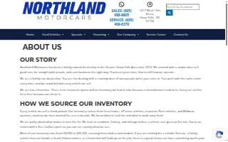 Northland Motorcars website