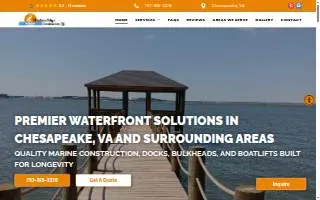 Waters Edge Construction, LLC website