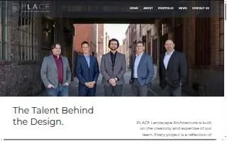 PLACE Landscape Architecture website