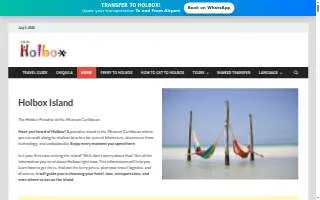 Holbox website
