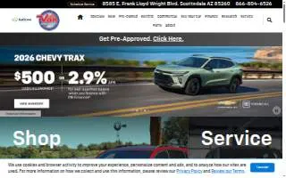 Van Chevrolet of Scottsdale website