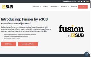eSUB Construction Software