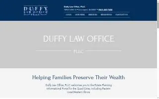 Duffy Law Office / Estate Planning Attorney in Davenport website