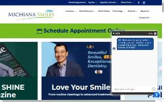 Michiana Smiles website