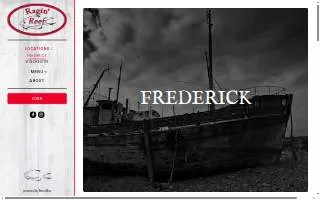 Seafood restaurant of Frederick website