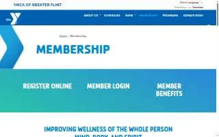 YMCA of Greater Flint website