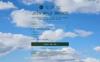 Wyld Chyldz Hair Studio website