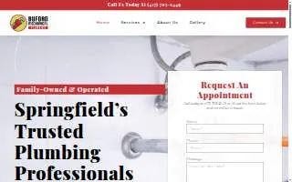 Buford Mechanical Plumbing of Springfield website