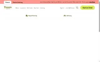 Panera Bread of Woodbury website