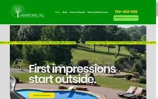 Lawn Works of Jackson website