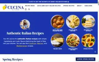 Cucina Alfresco website