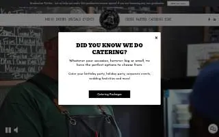 Byrd's BBQ Restaurant & Catering website