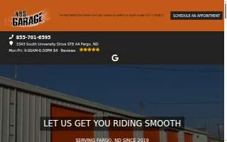 NBS Garage website