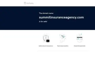 Summit Insurance Agency of Fargo website