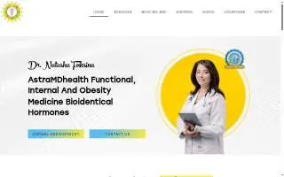 Dr. Natasha Fuksina AstraMDhealth Functional, Internal And Obesity Medicine Bioidentical Hormones website
