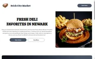 Brick City Market website