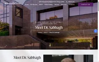 Sabbagh Chiropractic Center website