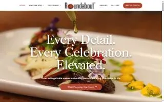 Roundabout Catering & Party Rentals of Reno website