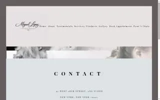Miguel Lopez Salon of New York website