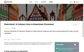 Fahrenheit Cleveland website