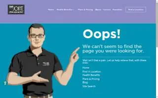 The Joint Chiropractic (118 Mt Calvary Dr #104) website