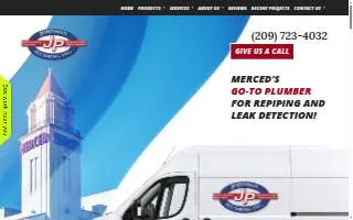 Johnson Plumbing Inc. of Merced website
