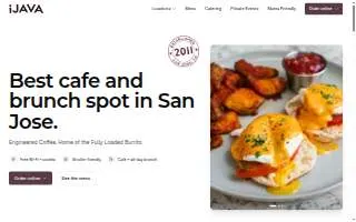 iJava Cafe website