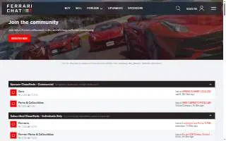 Ferrari Real Estate website