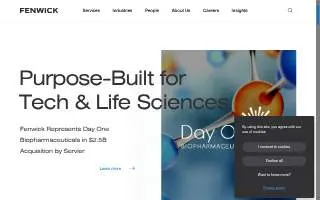 Fenwick & West LLP website