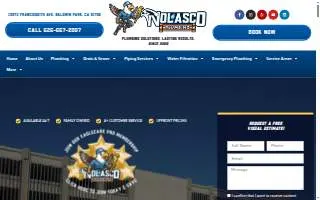 Nolasco Plumbing, Inc. website