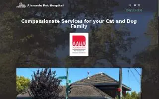 Alameda Pet Hospital website