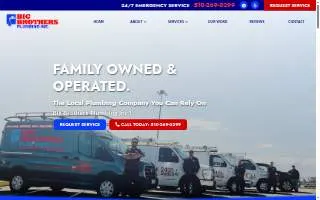 Big Brothers Plumbing Inc website